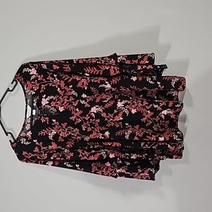 Liz Claiborne Floral Blouse 1x